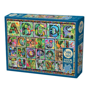 Puzzle 500 el. Zwierzęcy alfabet