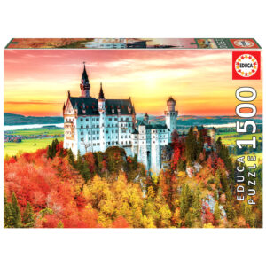 Puzzle 1500 el. Jesień w Neuschwanstein / Niemcy