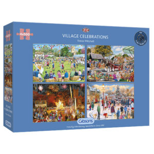 Puzzle 4 x 500 el. Wiejskie uroczystości