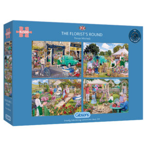 Puzzle 4 x 500 el. Florystyka