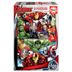 Puzzle 2 x 48 el. Avengers