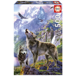 Puzzle 500 el. Wilki w górach