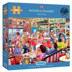 Puzzle 500 el. Restauracja w stylu retro