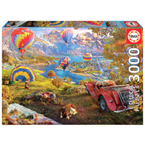 Puzzle 3000 el. Start balonów
