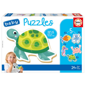 Puzzle 3-5 el. Morskie stworzenia