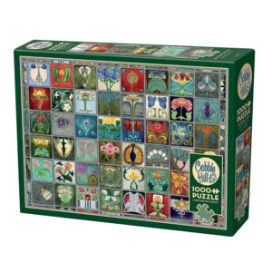 Puzzle 1000 el. Płytki w stylu secesyjnym