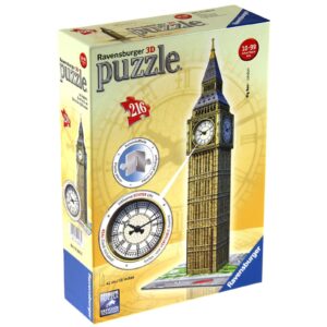 Puzzle 3D - Big Ben z prawdziwym zegarem