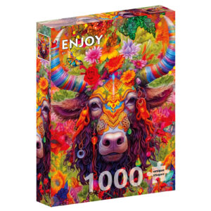 Puzzle 1000 el. Kolorowy byk