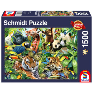 PQ Puzzle 1500 el. Kolorowy świat zwierząt