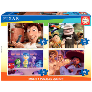 Puzzle 20 el. + 40 el. + 60 el. + 80 el. Bohaterowie bajek (Disney / Pixar)