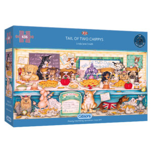 Puzzle 636 el. Opowieść o dwóch pubach z frytkami (panorama)