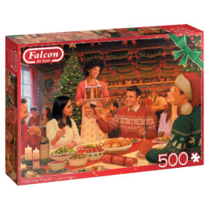 Puzzle 500 el. CHRISTMAS Świąteczny posiłek