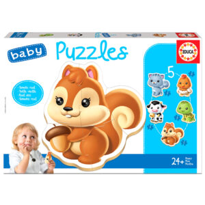 Puzzle 3-5 el. Zwierzęta