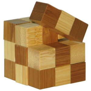 Łamigłówka 3D BAMBOO - Snake Cubes - poziom 2/4