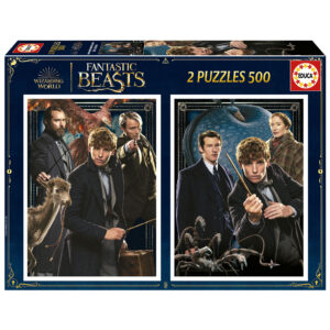 Puzzle 2 x 500 el. Fantastyczne zwierzęta