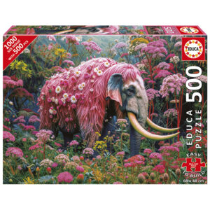 Puzzle 500 el. Kwiatowy słoń