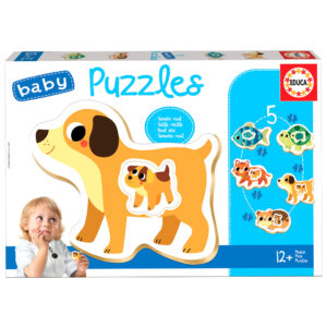 Puzzle 2-4 el. Zwierzęta domowe