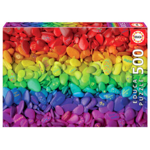 Puzzle 500 el. Kolorowe kamienie