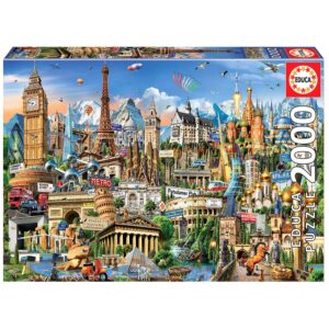 Puzzle 2000 el. Symbole Europy