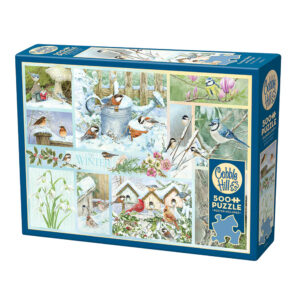 Puzzle 500 el. Zimowe ptaki