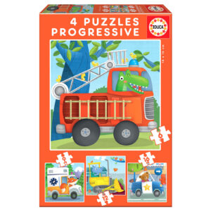 Puzzle 6 el. + 9 el. + 12 el. + 16 el. Patrol ratunkowy